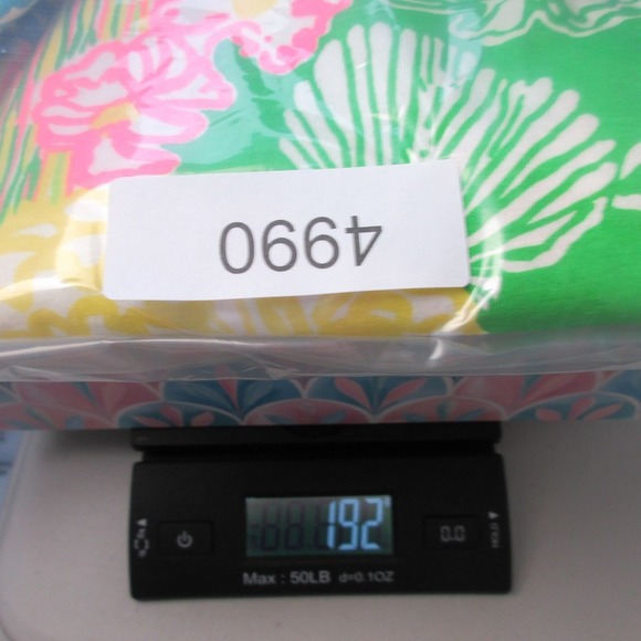 Lilly Pulitzer Floral V-Neck Shift Dress XXS Green 100% Pima Cotton Resort 192 - Picture 10 of 10